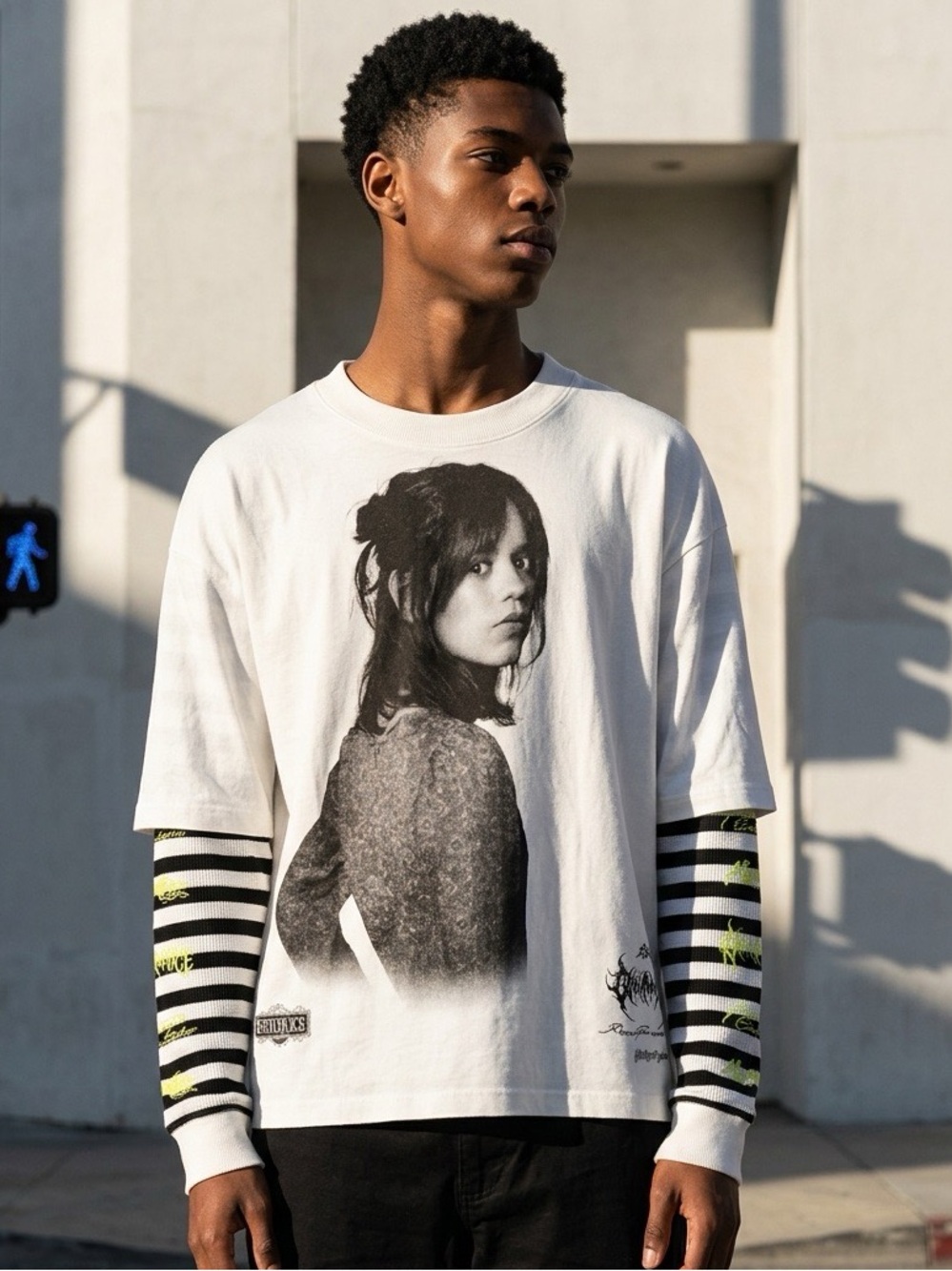 Civil Regime x Beetlejuice “Astrids World” LS Tee size